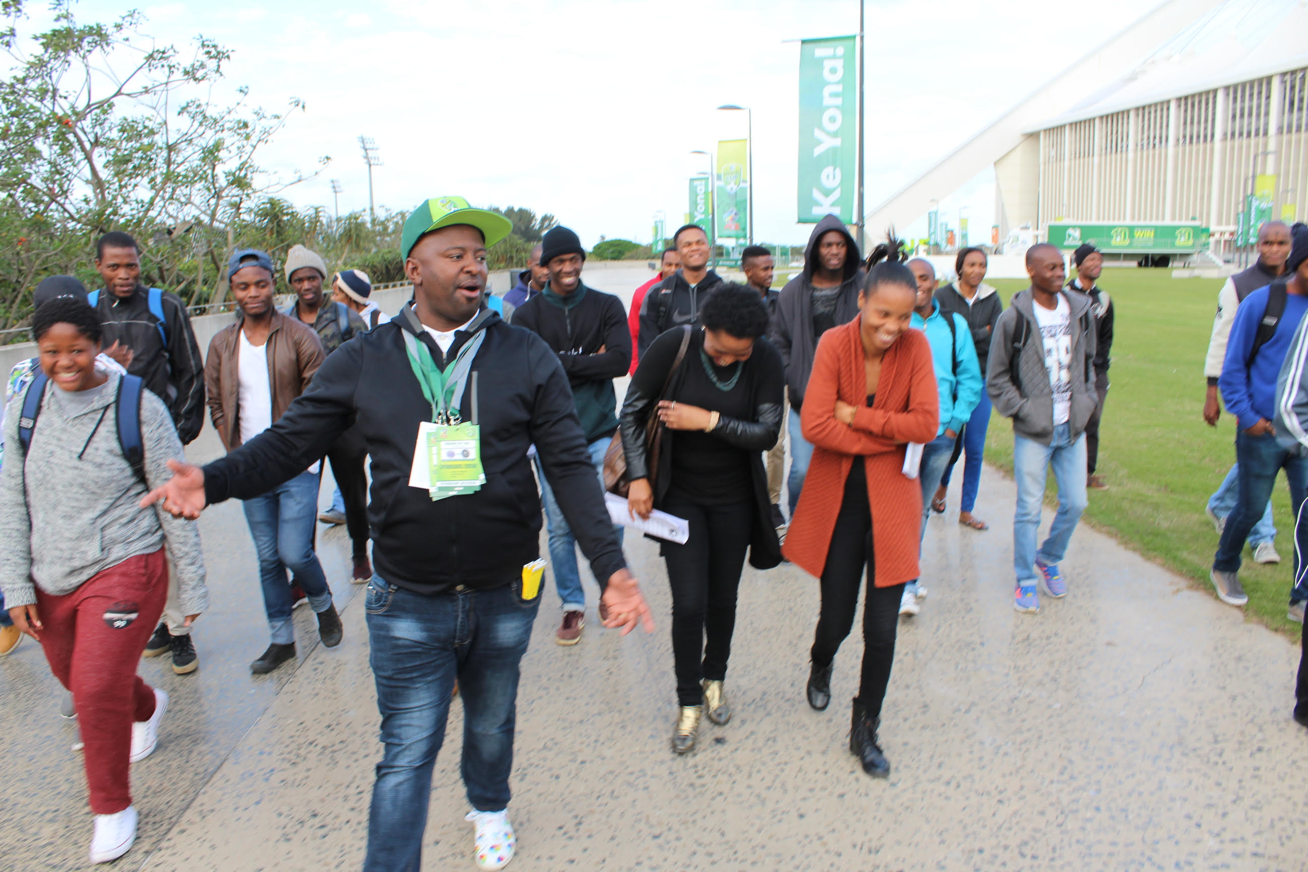 Moses Mabhida Stadium walk about Moses Mabhida Stadium walk about
