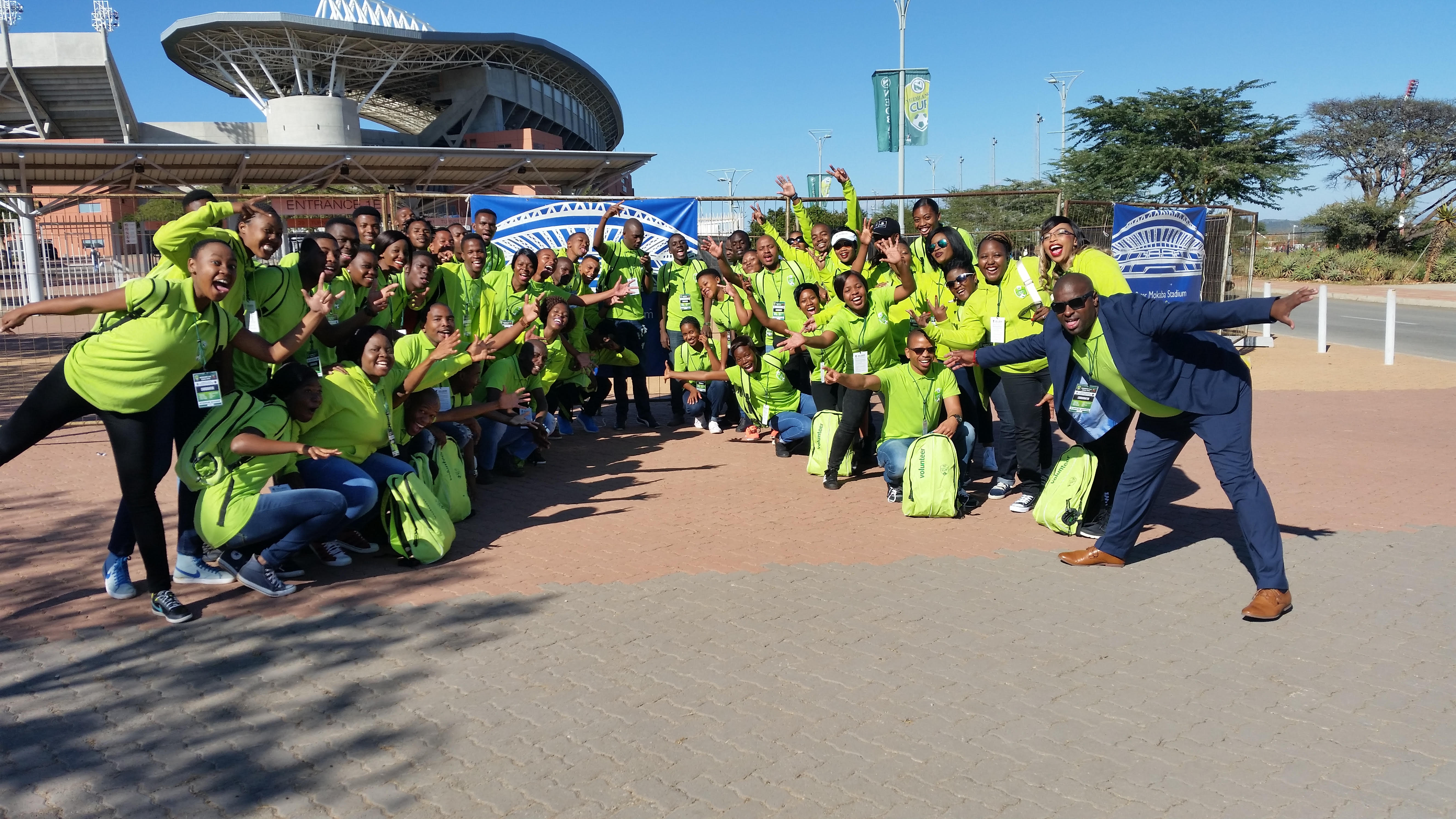 Nedbank Cup Final 2016 Volunteers (TUT PLK Sports Students) Nedbank Cup Final 2016 Volunteers (TUT PLK Sports Students)