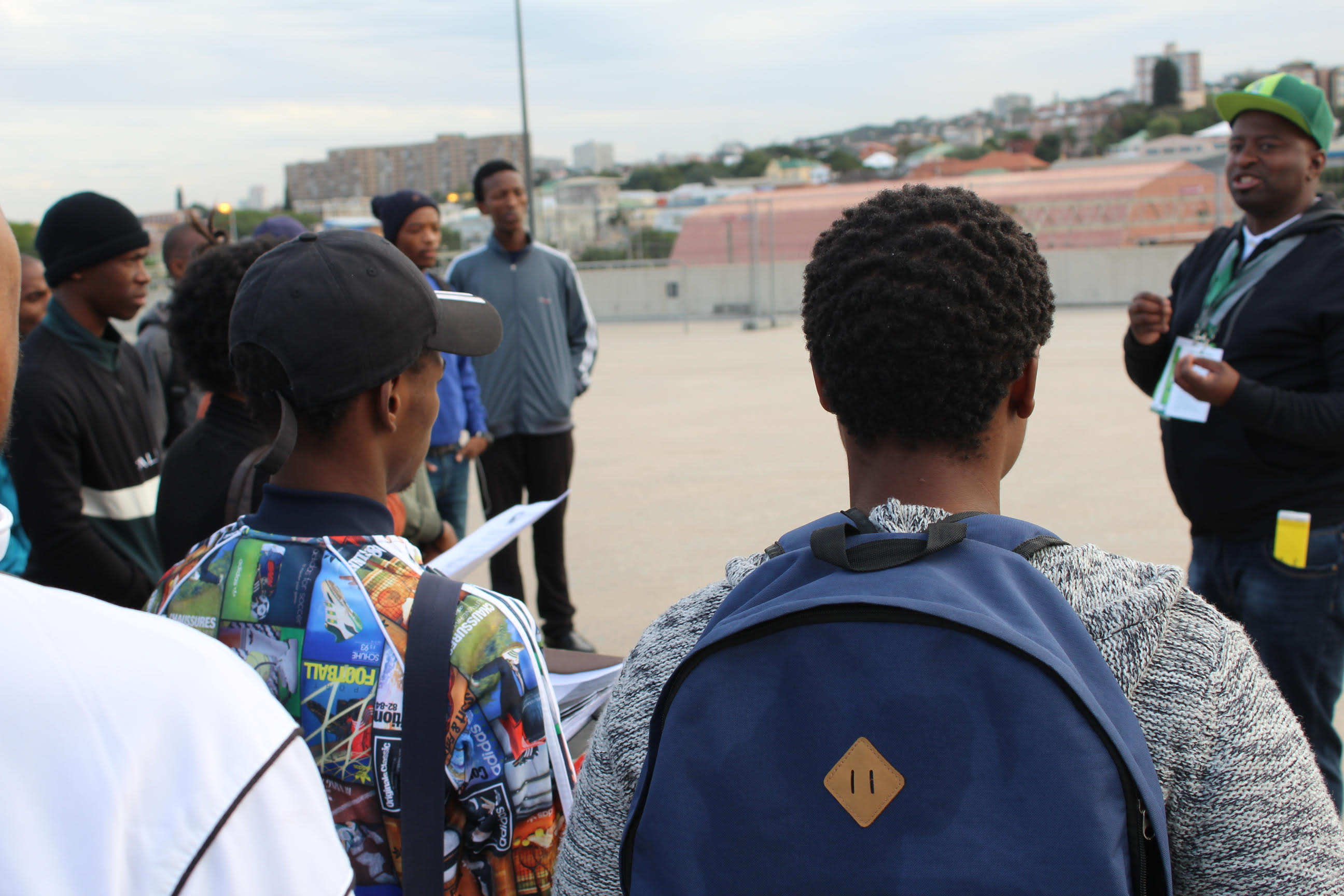 Nedbank Cup Final 2017 Training with DUT Students Nedbank Cup Final 2017 Training with DUT Students
