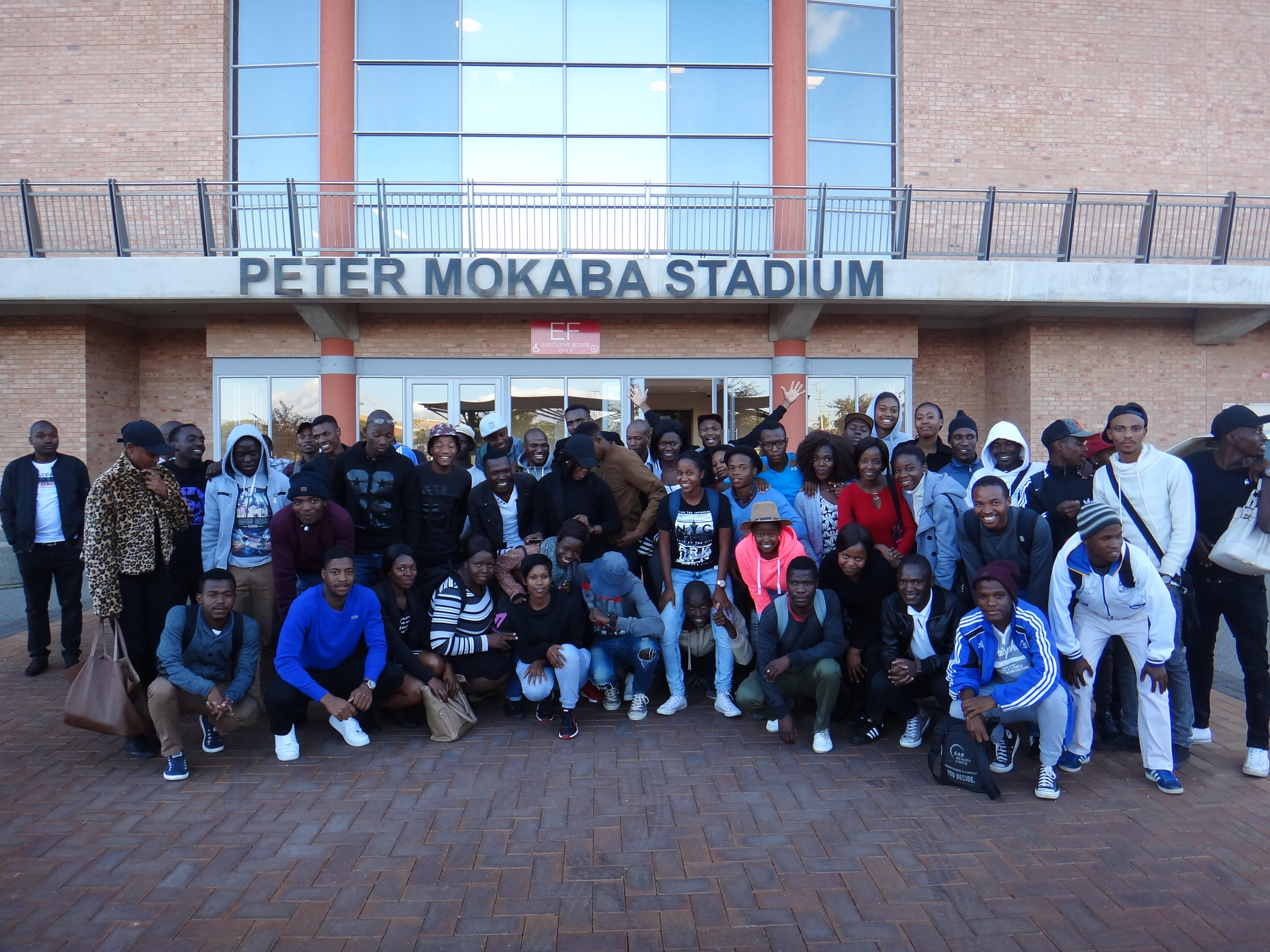 Stadium walk about - Amazing enough, some of these students it was their first time in a World Cup Stadium Stadium walk about - Amazing enough, some of these students it was their first time in a World Cup Stadium